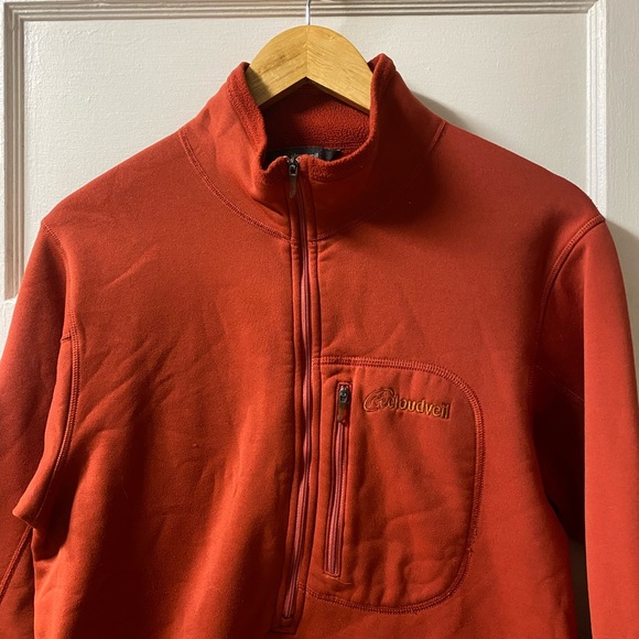 Cloudveil Men’s Rust Zip-up Size Small - Picture 2 of 5